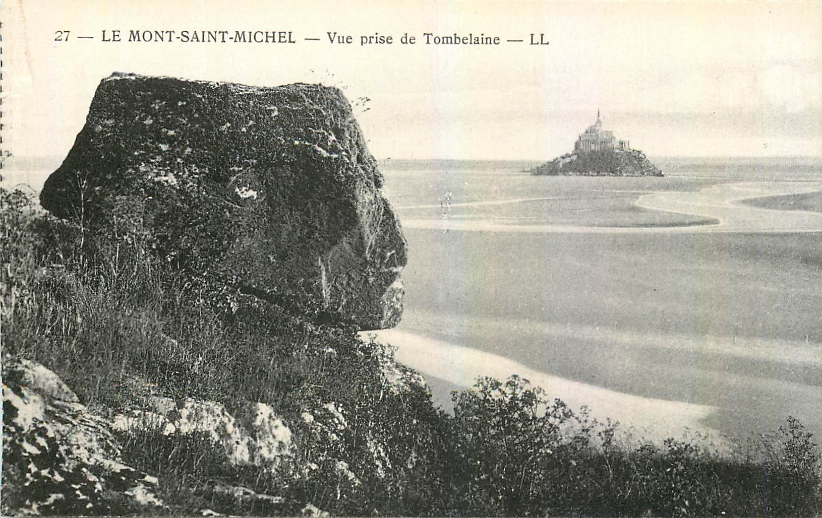 Le Mont-Saint-Michel — Vue prise de Tombelaine — LL
