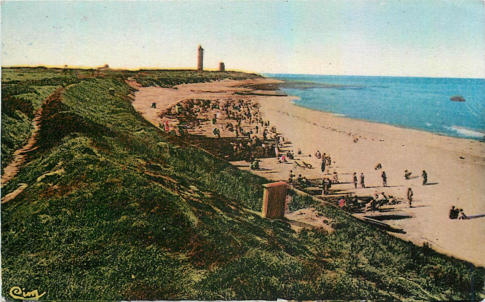 CPM St Clement des Baleines Char Mar La Plage de la Conche 