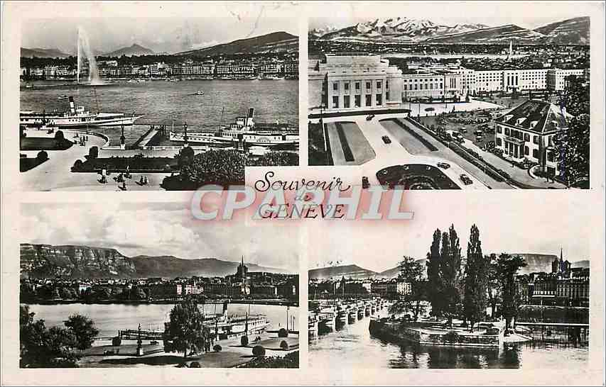 CPA Souvenir de Geneve 