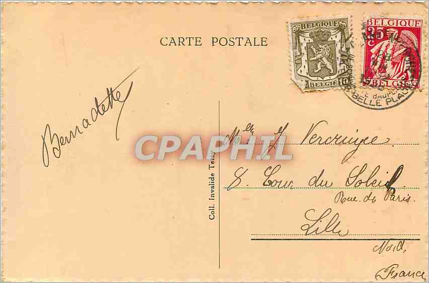 CPA Blankenberghe Entree du port et le phare  — Rückseite
