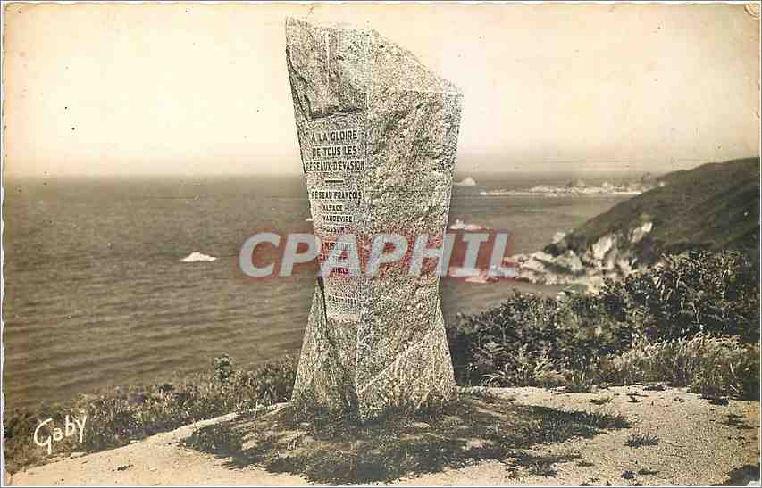 Monument aux Réseaux d'évasion — Plage Bonaparte — Éditeur Gaby