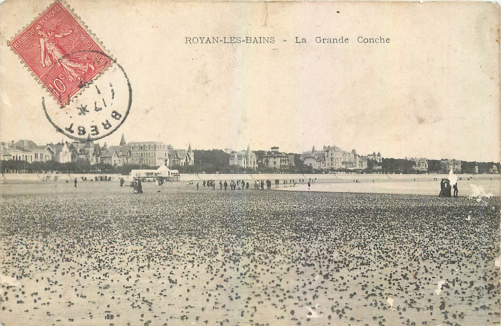 CPA Royan les Bains La Grande Conche 