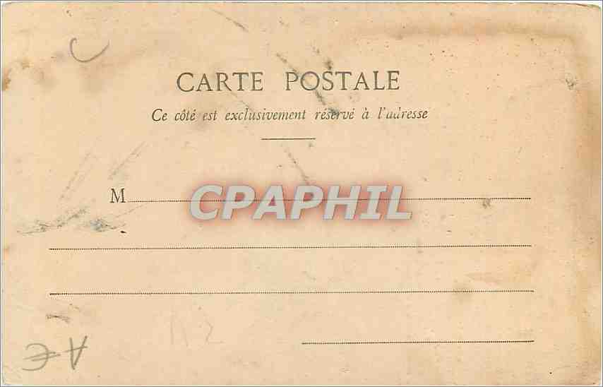 CPA La Cruche cassee  — Rückseite