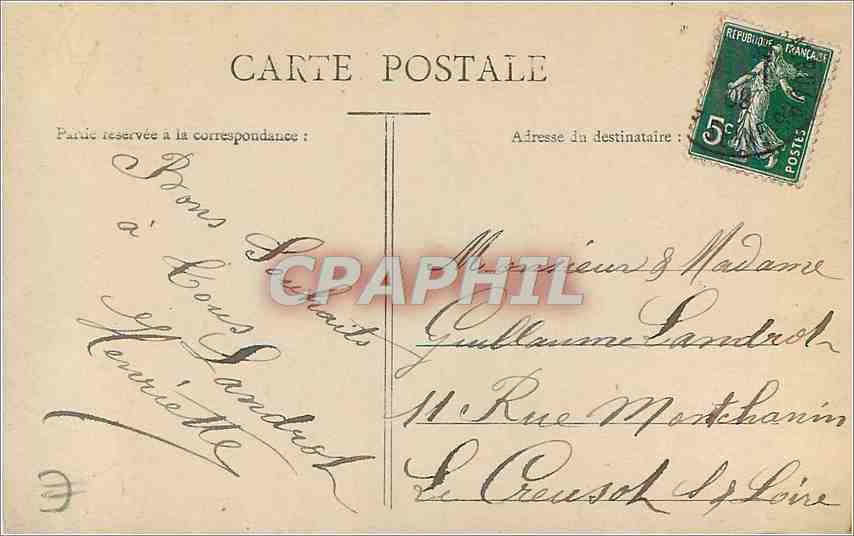 Jeune femme en robe à motifs — tenant un panneau avec 'Meilleurs baisers' — JMT 424 — Back