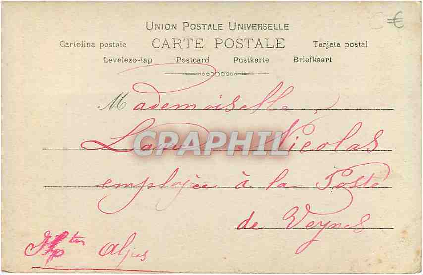 CPA Enfant cueillette du jardin — Rückseite