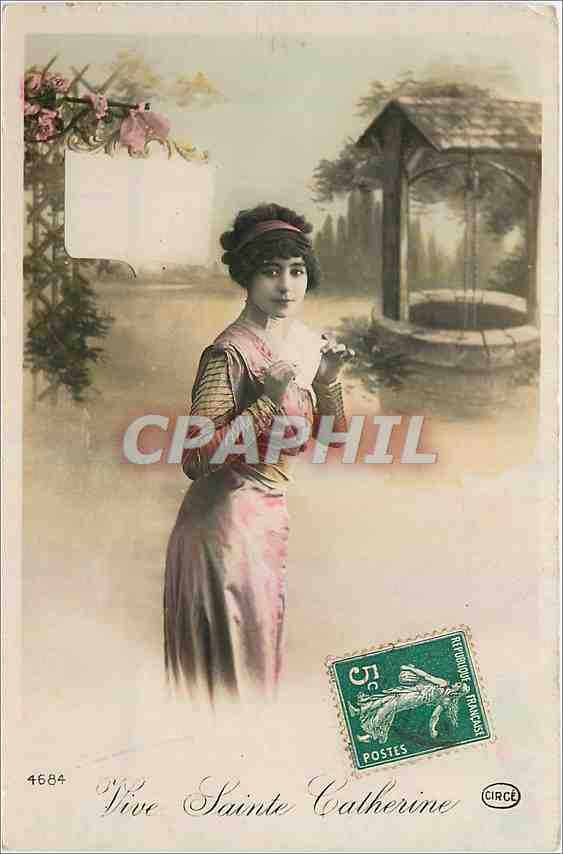 CPA Vive Sainte Catherine Femme