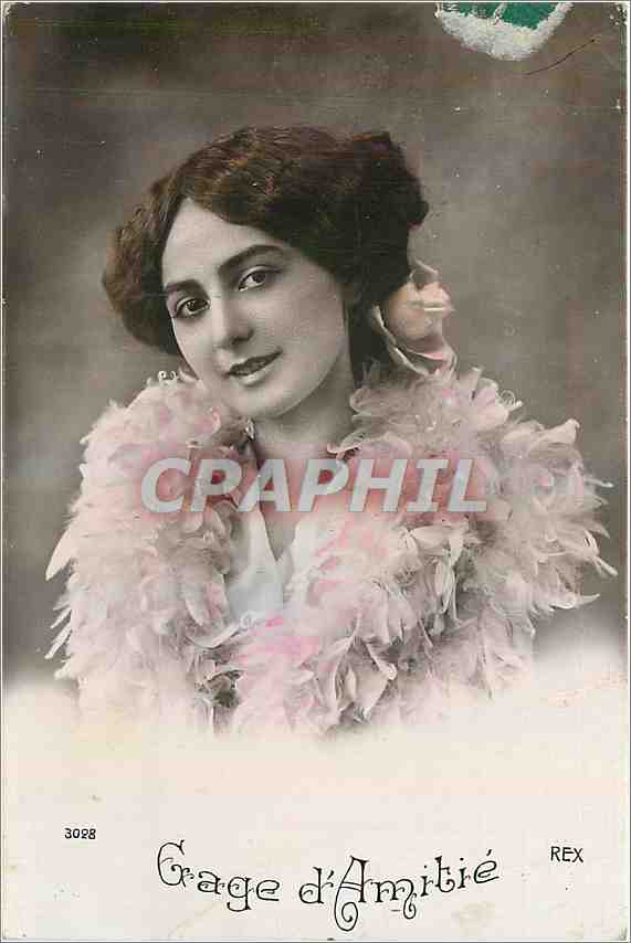 CPA Gage d'Amitie Femme