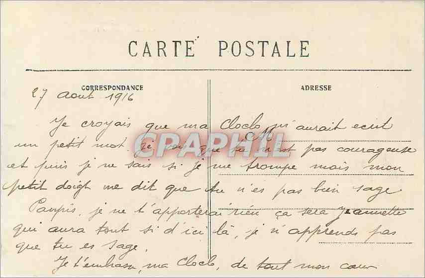 CPA La Pointe du Raz L'Enter de Plogoff La cheminee du diable — Rückseite