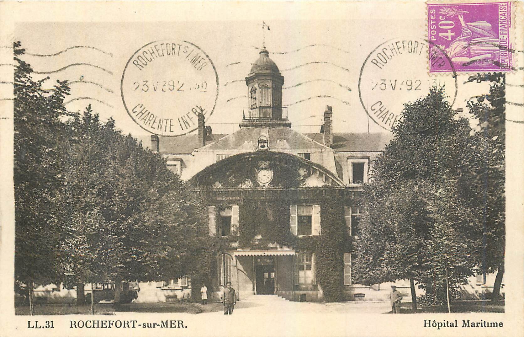CPA Rochefort sur Mer Hopital Maritime 