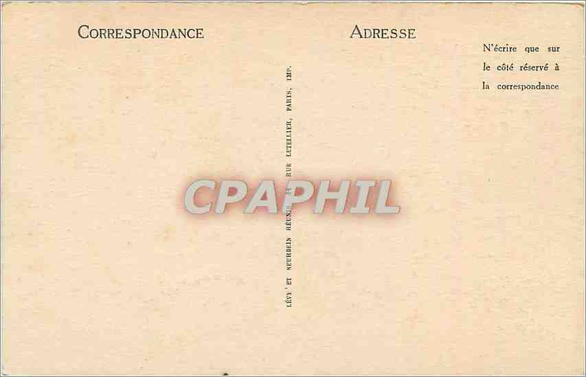 CPA Lyon Place des Cordeliers Tramway — Verso
