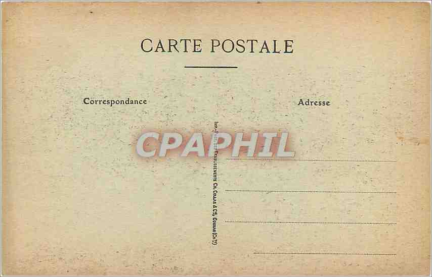LYON — Gare des Brotteaux — Les Jardins et le Buffet — Carrier, édit. Déposé — Verso