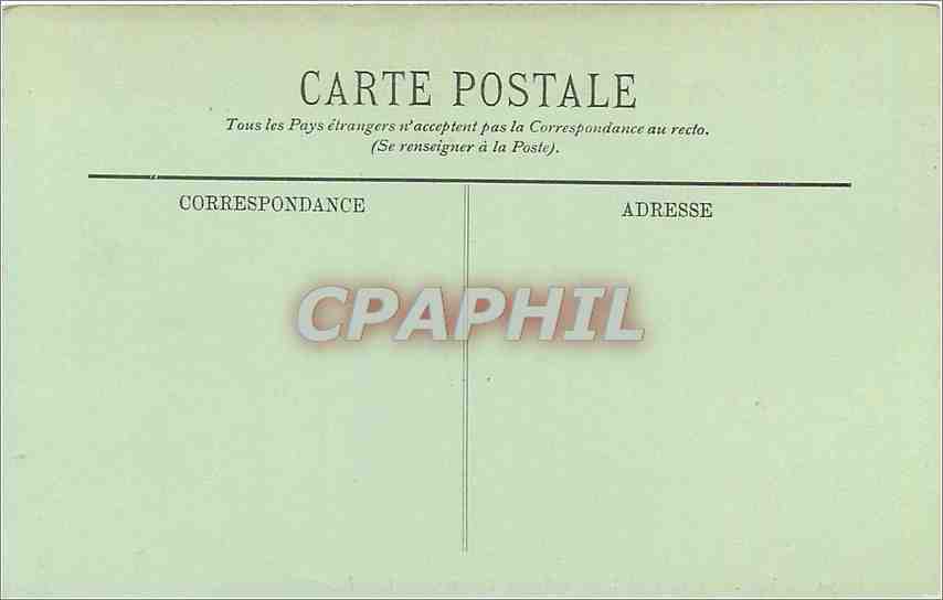 CPA Lyon L'lle Barbe Le Bureau de Recrutement  — Verso