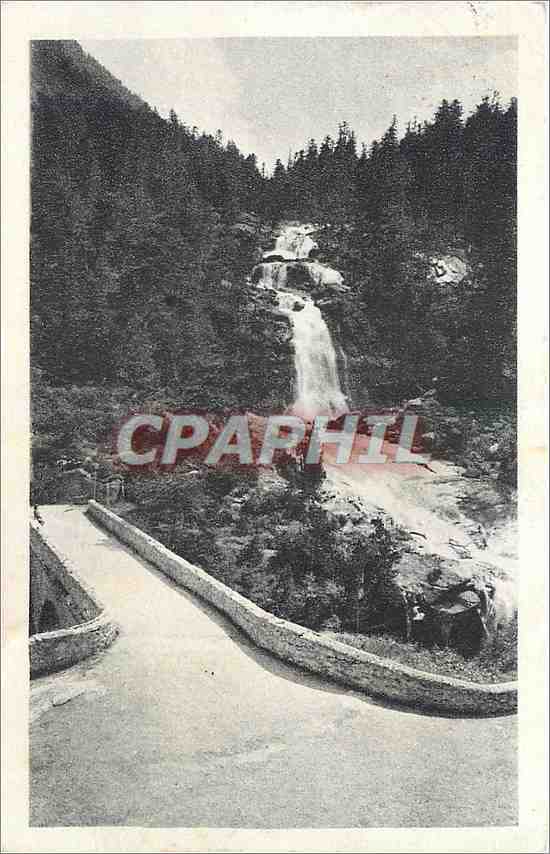 CPA Cauterets La Cascade du Pont d'Espagne 
