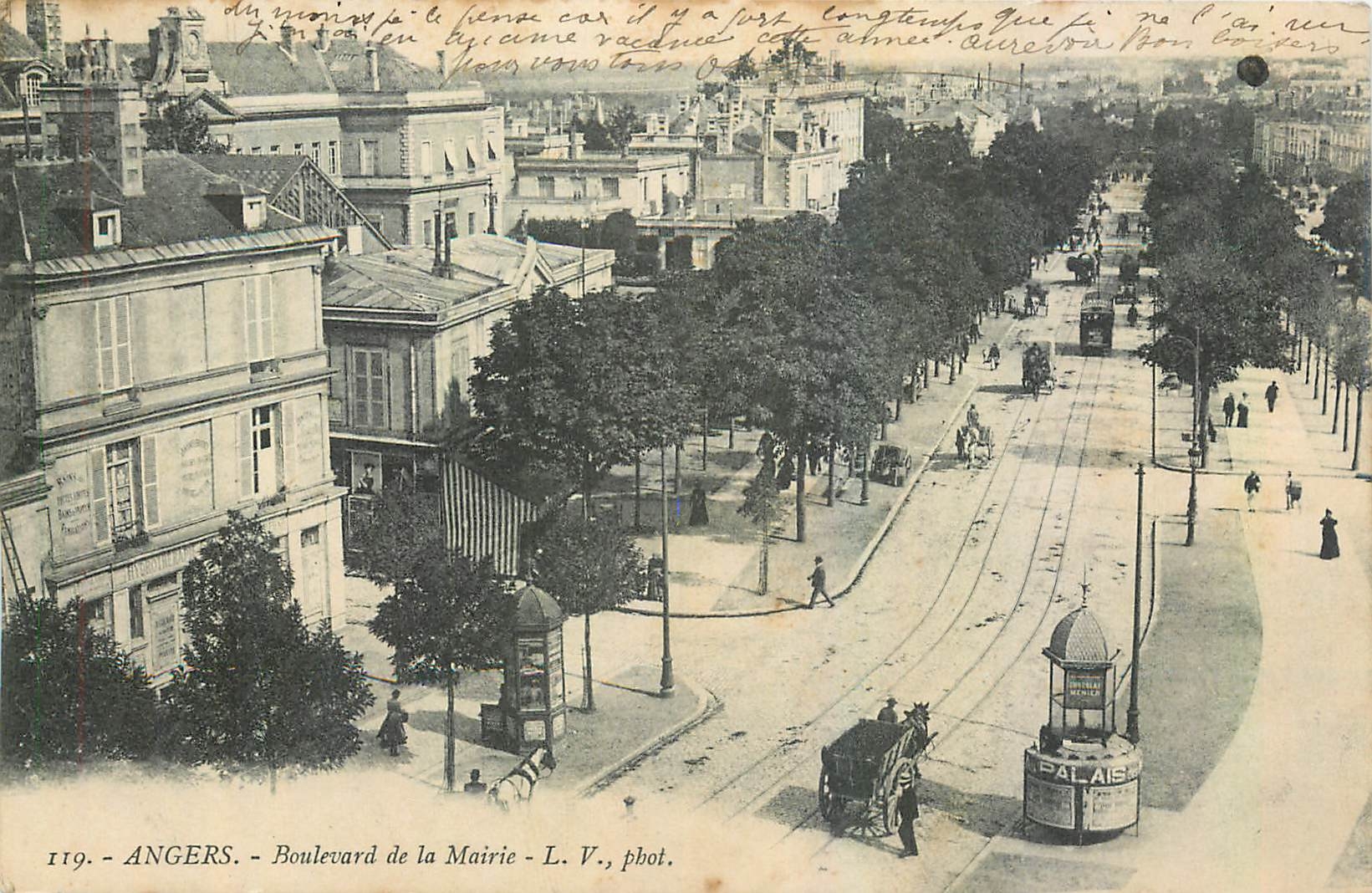 CPA Angers Boulevard de la Mairie 
