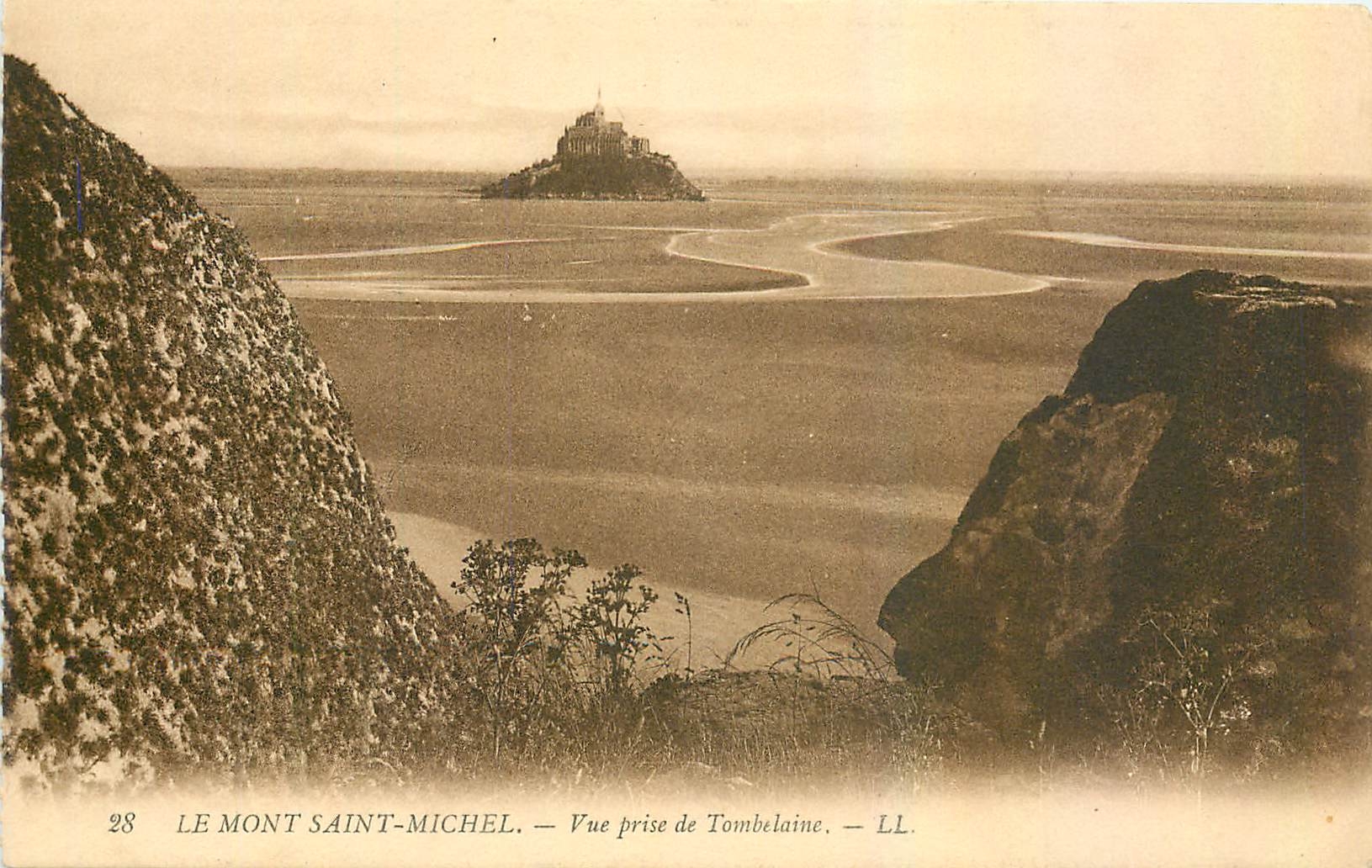 Mont Saint-Michel — Ansicht vom Tombelaine — LL. n°28