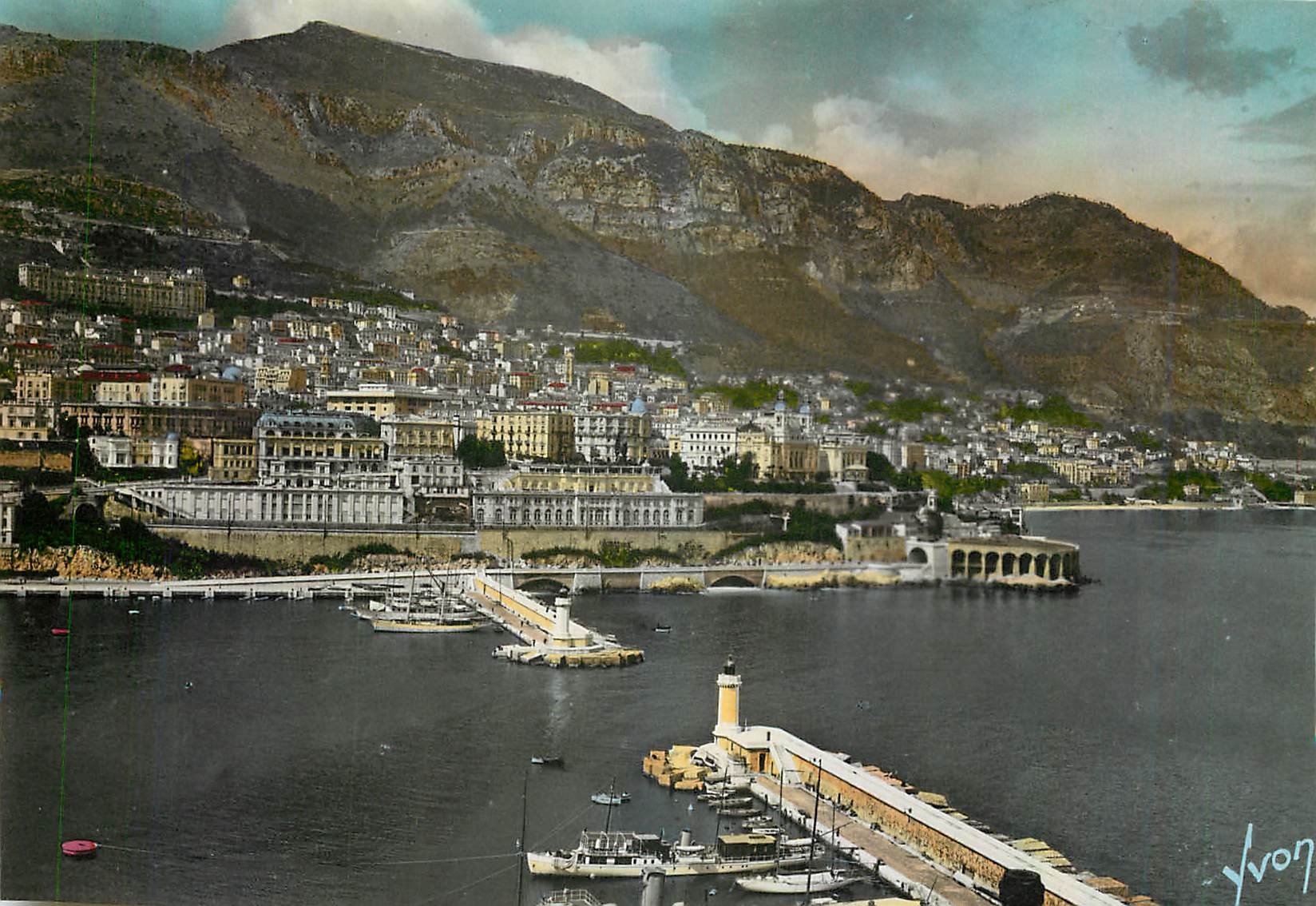 CPM Cote d'Azur Vue generale sur Monte Carlo 