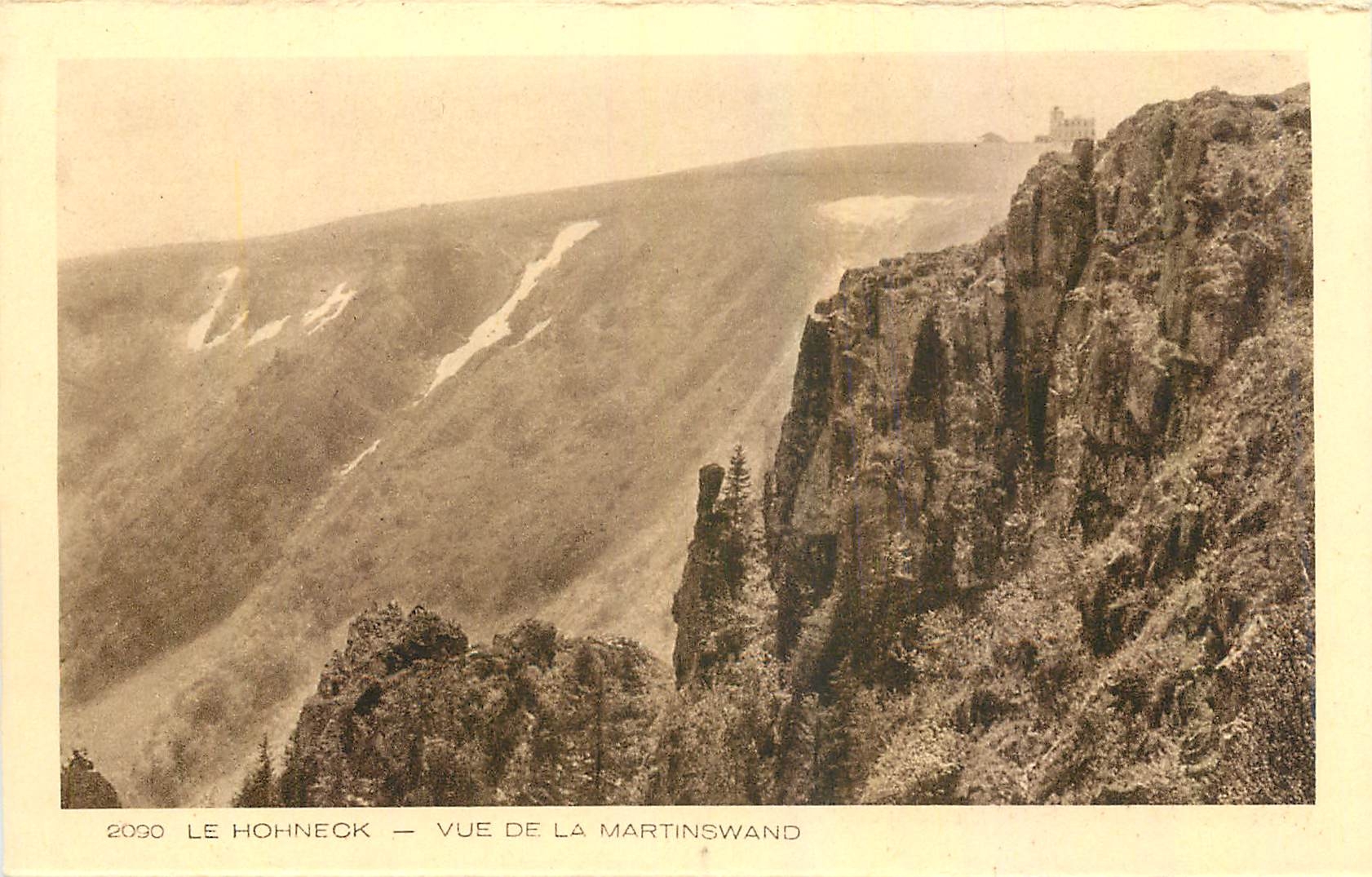 CPA Le Hohneck Vue de la Martinswand 