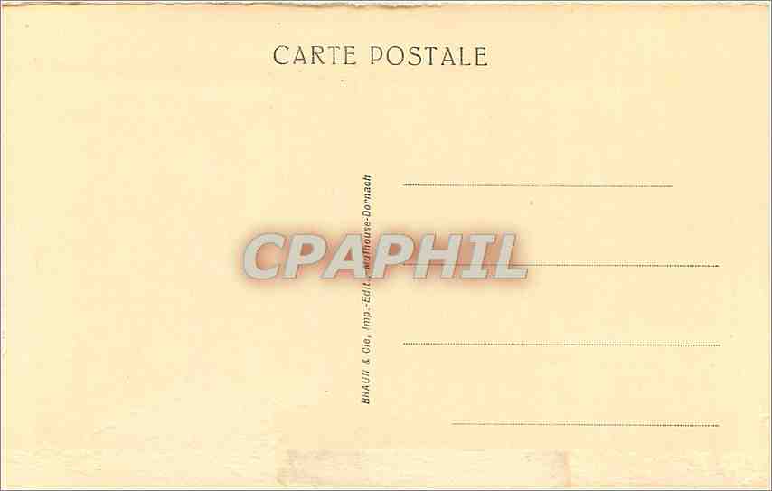 CPA Plombieres les Bains Vue generale prise de la Chapelle St Joseph  — Verso