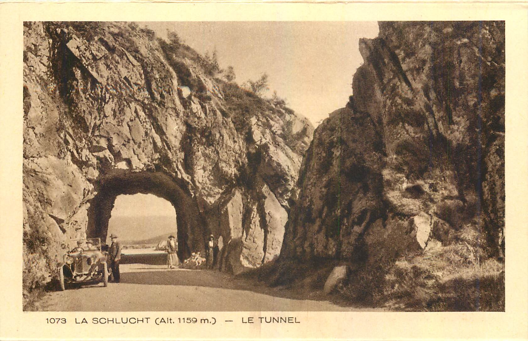 CPA La Schlucht Le Tunnel 