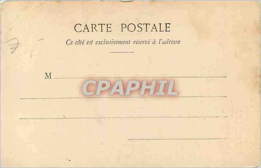 Vertrauen auf die Marguerite — Gedrucktes Gedicht — Fotograf A. Béauregard, Nancy, n°3 — Rückseite