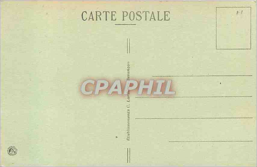 CPA Nancy Une Allee de la Pepiniere Militaria — Rückseite