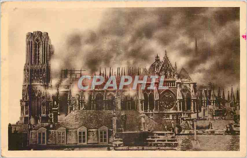 CPA Cathedrale de Reims 
