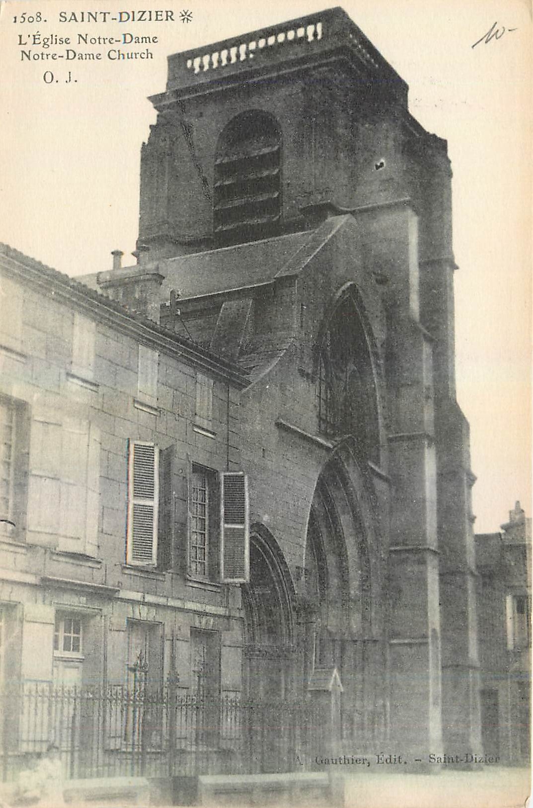 CPA Saint Dizier L'Eglise Notre Dame 