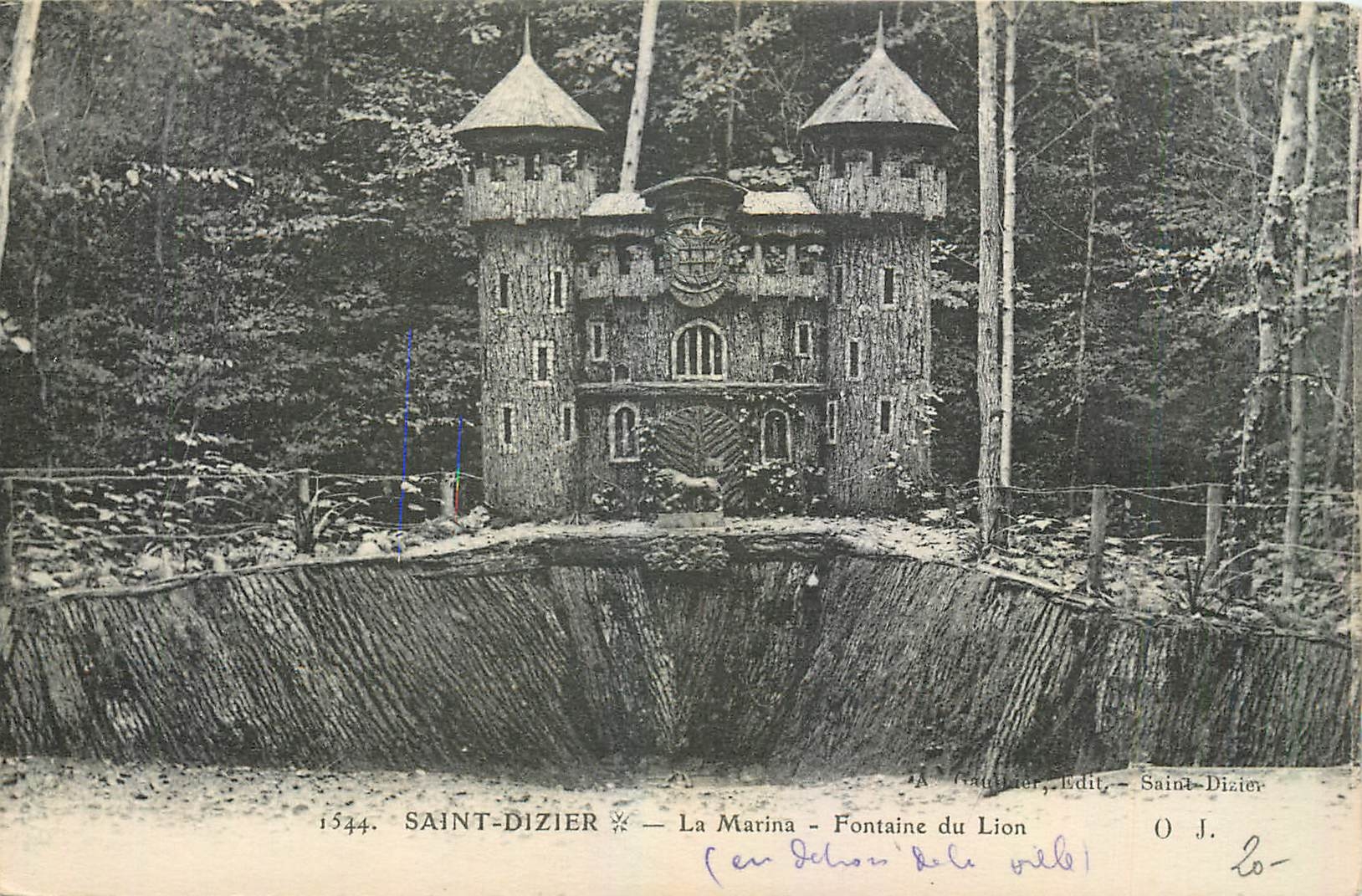 CPA Saint Dizier La Marina Fontaine du Lion 