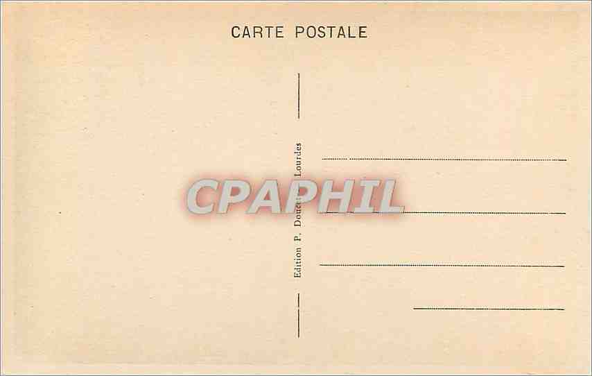 CPA Gavarnie Vue generale et le Cirque  — Verso
