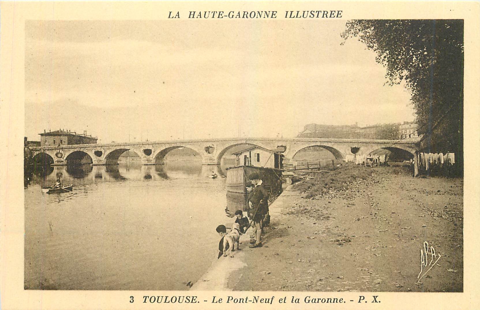 CPA Toulouse Le Pont Neuf et la Garonne 