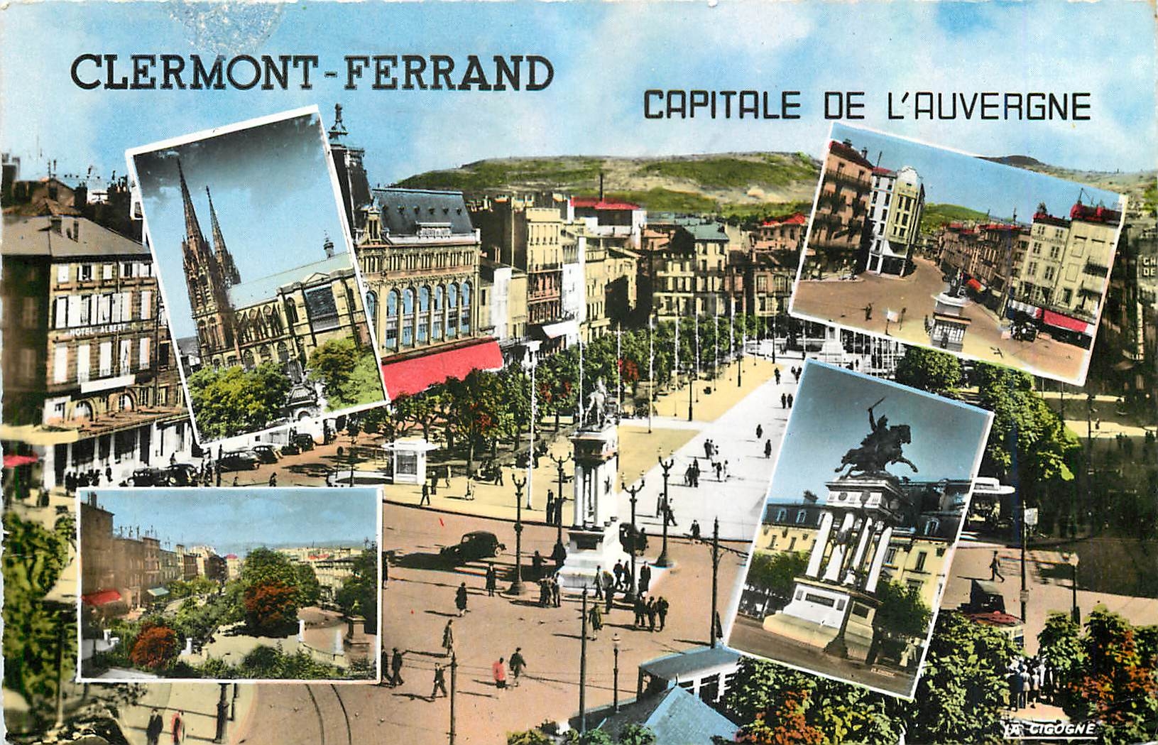 CPM Clermont Ferrand Capitale de l'Auvergne Vercingetorix