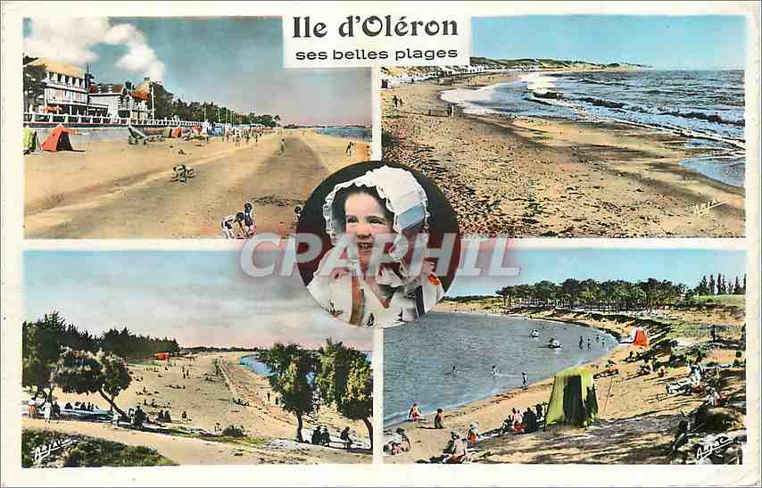 CPM Ile d'Oleron Enfant Folklore