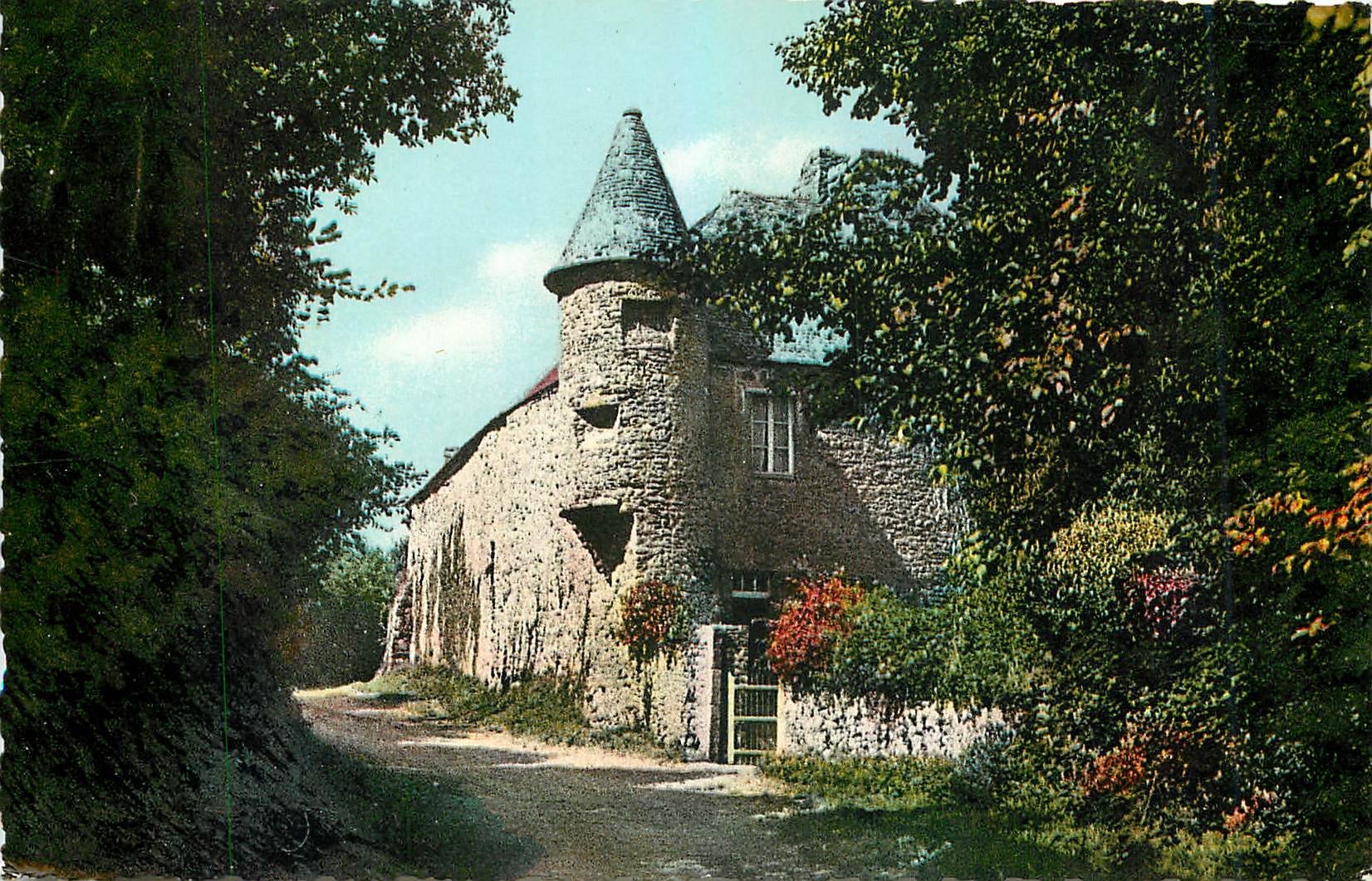 Le Chemin Creux et le Vieux Manoir — La Normandie pittoresque — Éditions Le Goubey, Saint-Martin (Manche)