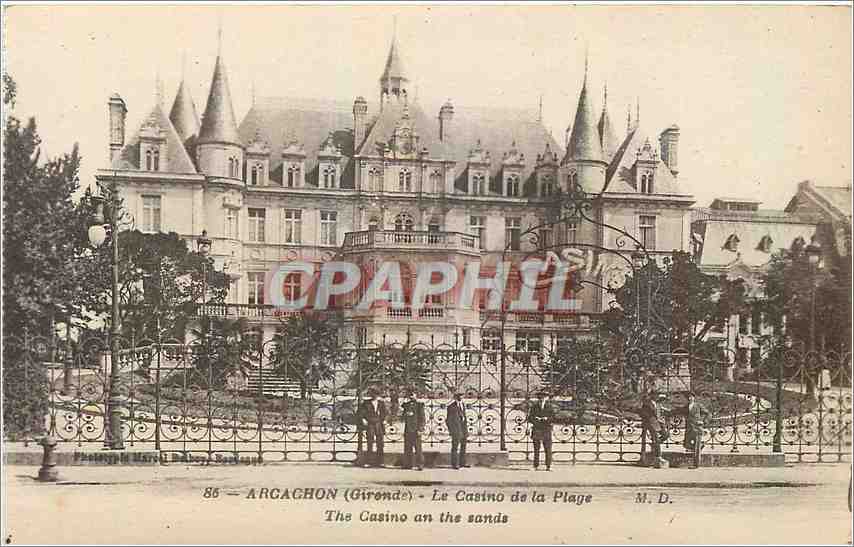 CPA Arcachon Gironde Le Casino de la Plage 