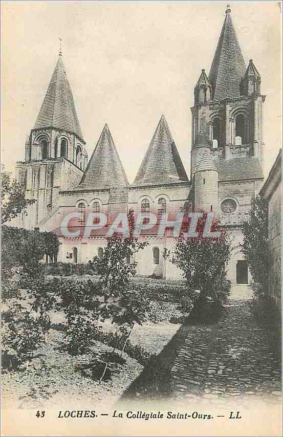 CPA Loches La Collegiale Saint Ours 