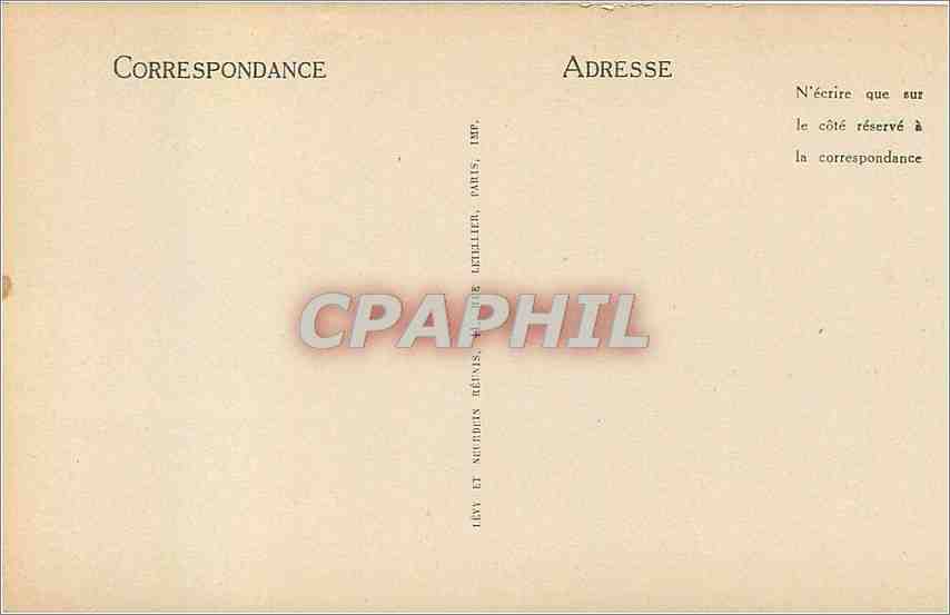 CPA Loches La Collegiale Saint Ours  — Verso