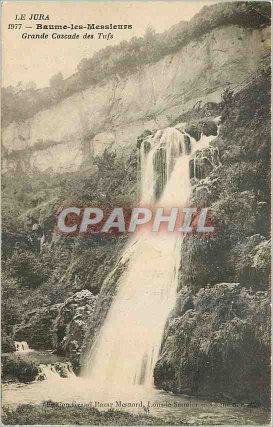 CPA Le Jura Baume les Messieurs Grande Cascade des Tufs 