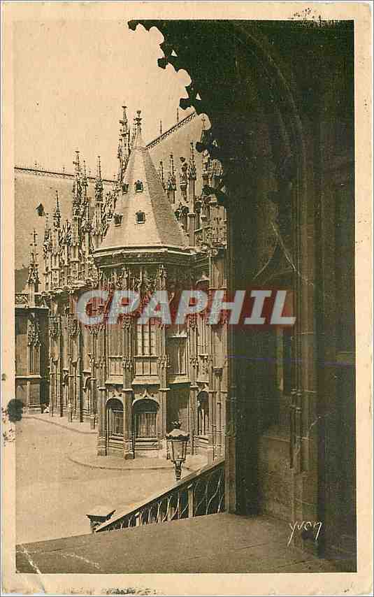 CPA Rouen Detail du Palais de Justice 