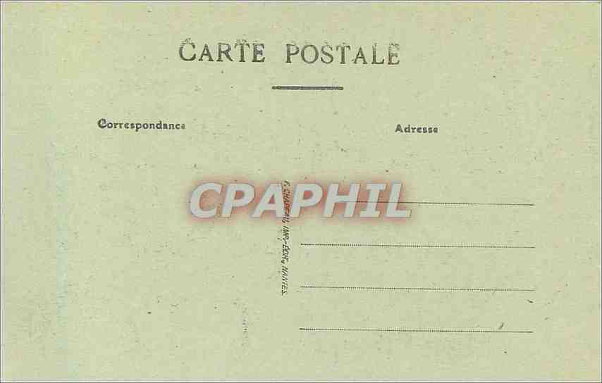 CPA Nantes L'Ile Feydeau prise du Transbordeur  — Verso