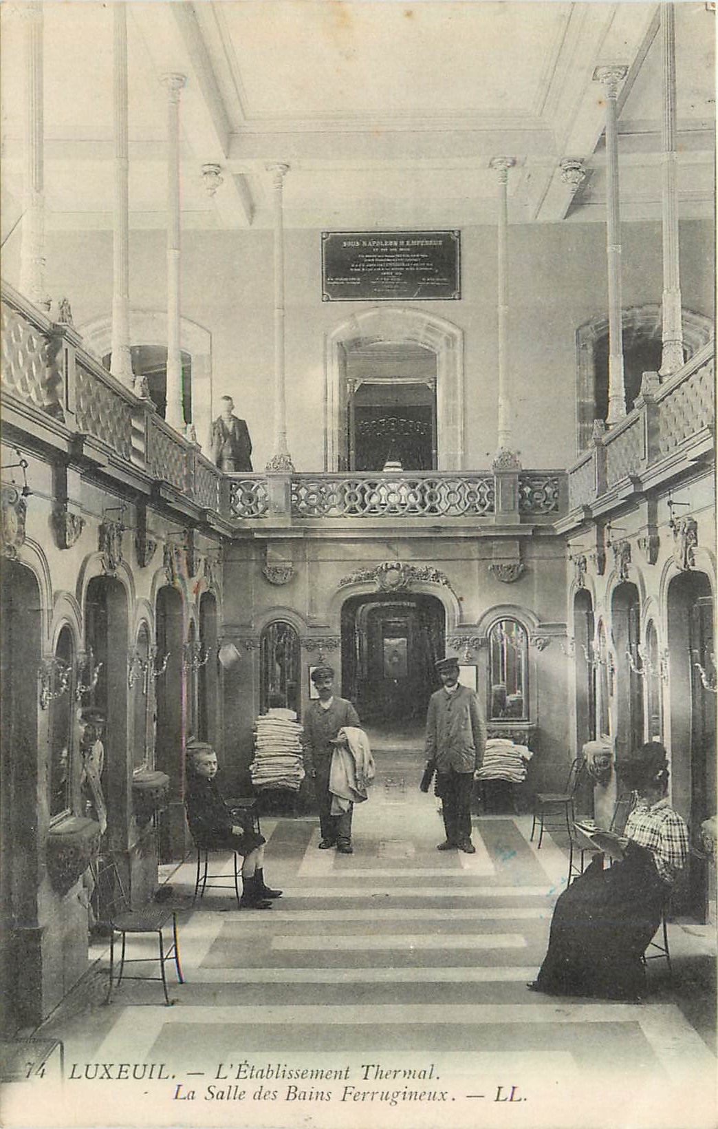 LUXEUIL — The Thermal Establishment — The Ferruginous Bath Room — LL.