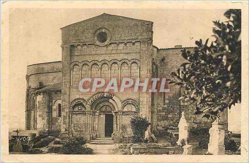 CPA Royan Facade de l'Eglise de Talmont 