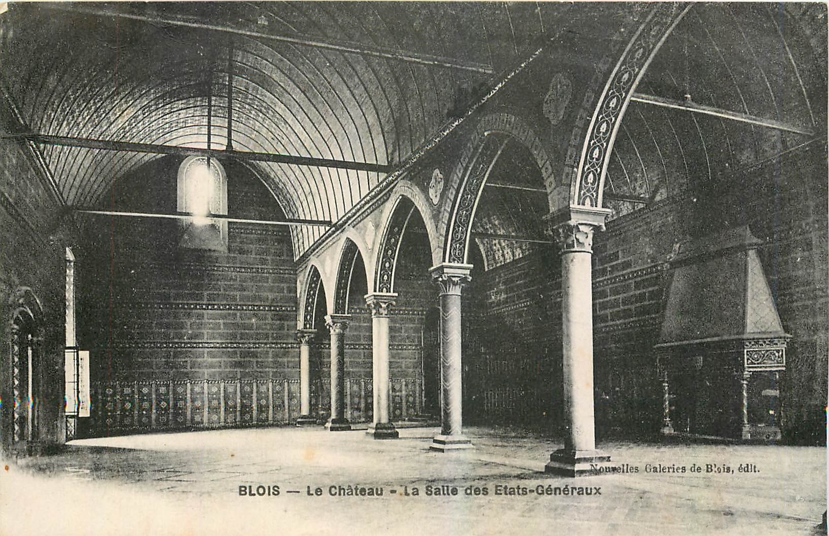 CPA Blois Le Chateau La Salle des Etats Generaux 