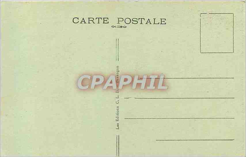 CPA Environs d'Orgelet Jura L'Ain et le Pont de la Pyle  — Rückseite