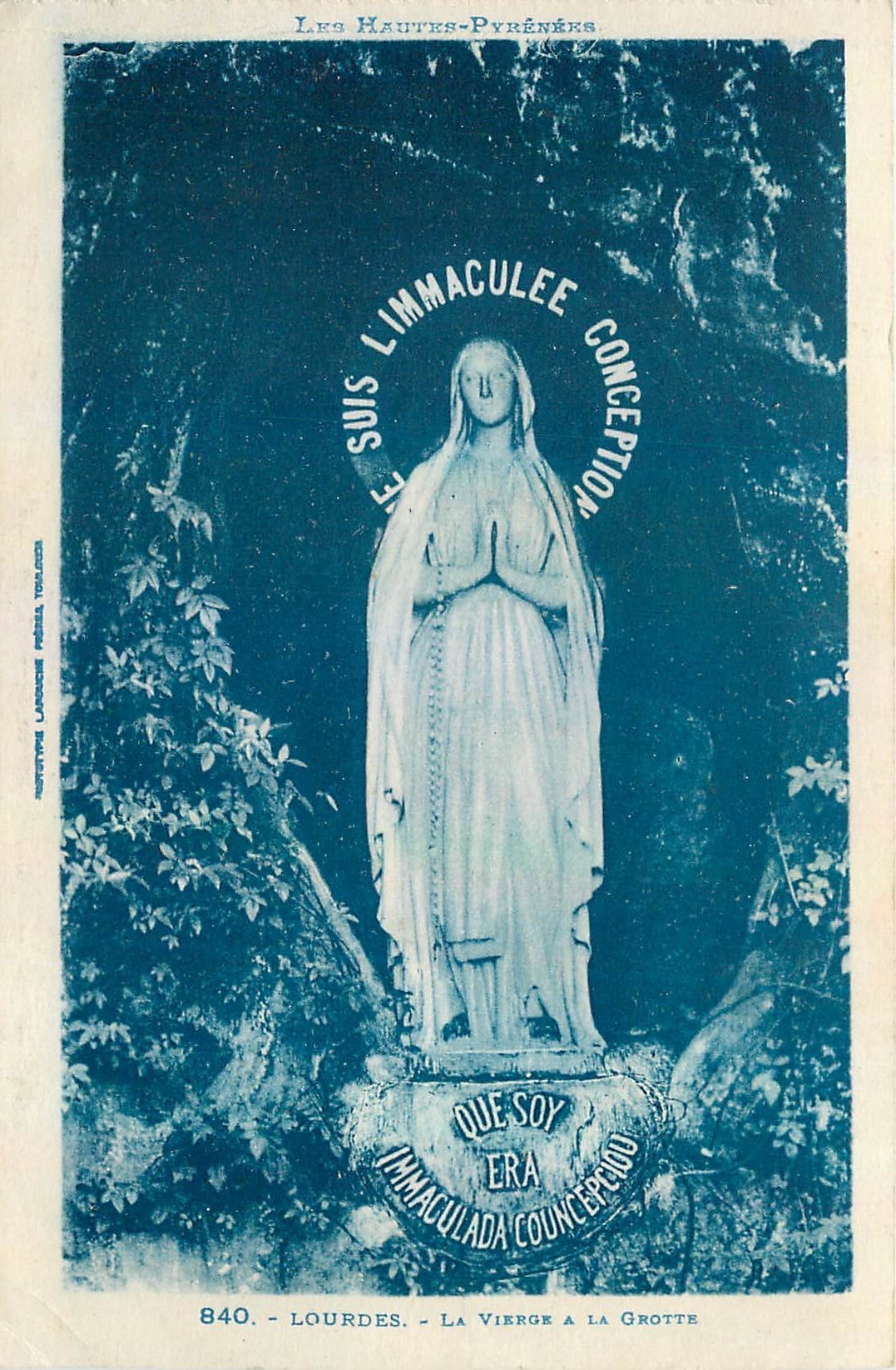 CPA Lourdes La Vierge a la Grotte 