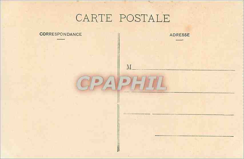 CPA Nancy L'Hemicycle de la Place Carriere et le Palais du Gouvernement  — Verso