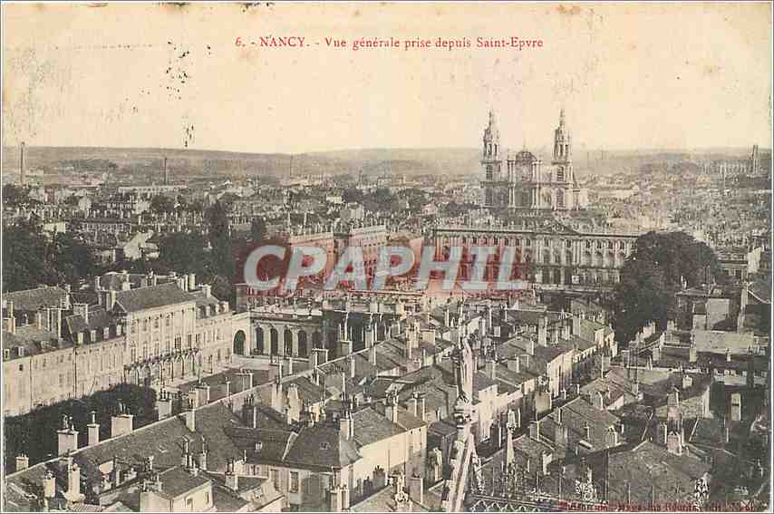 CPA Nancy Vue generale prise depuis Saint Epvre 
