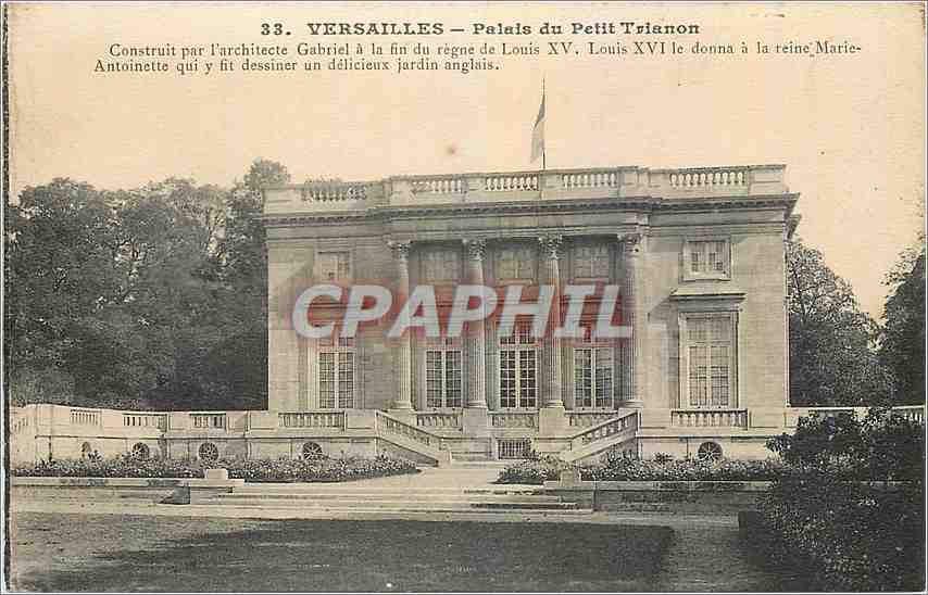Versailles — Palais du Petit Trianon — éditeur anonyme, n° 33