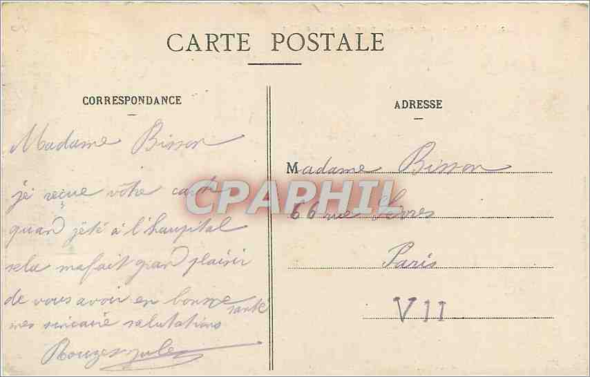 CPA Nancy Vue generale prise de la Cure d'Air  — Verso
