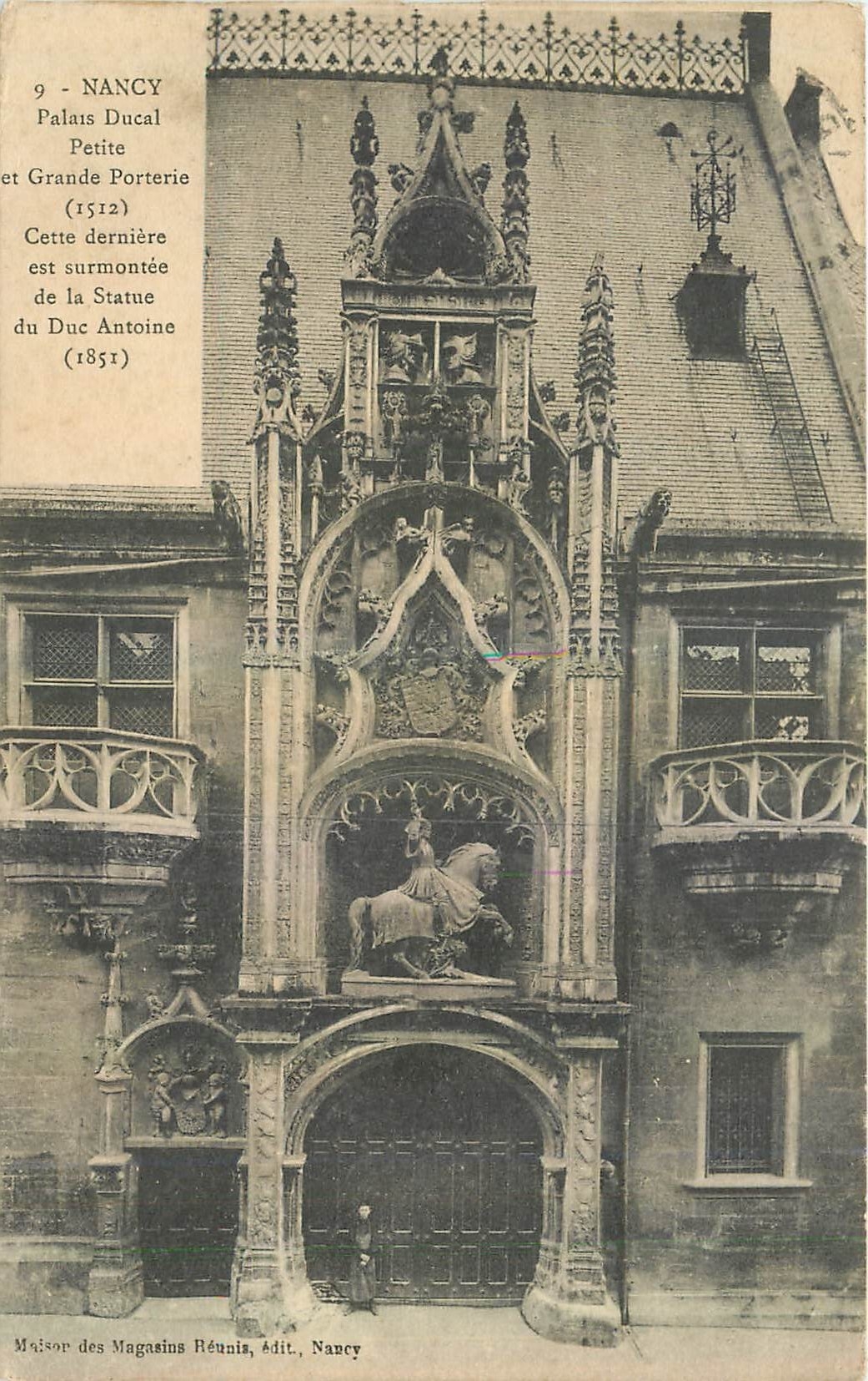 CPA Nancy Palais Ducal Petite et Grande Porterie 