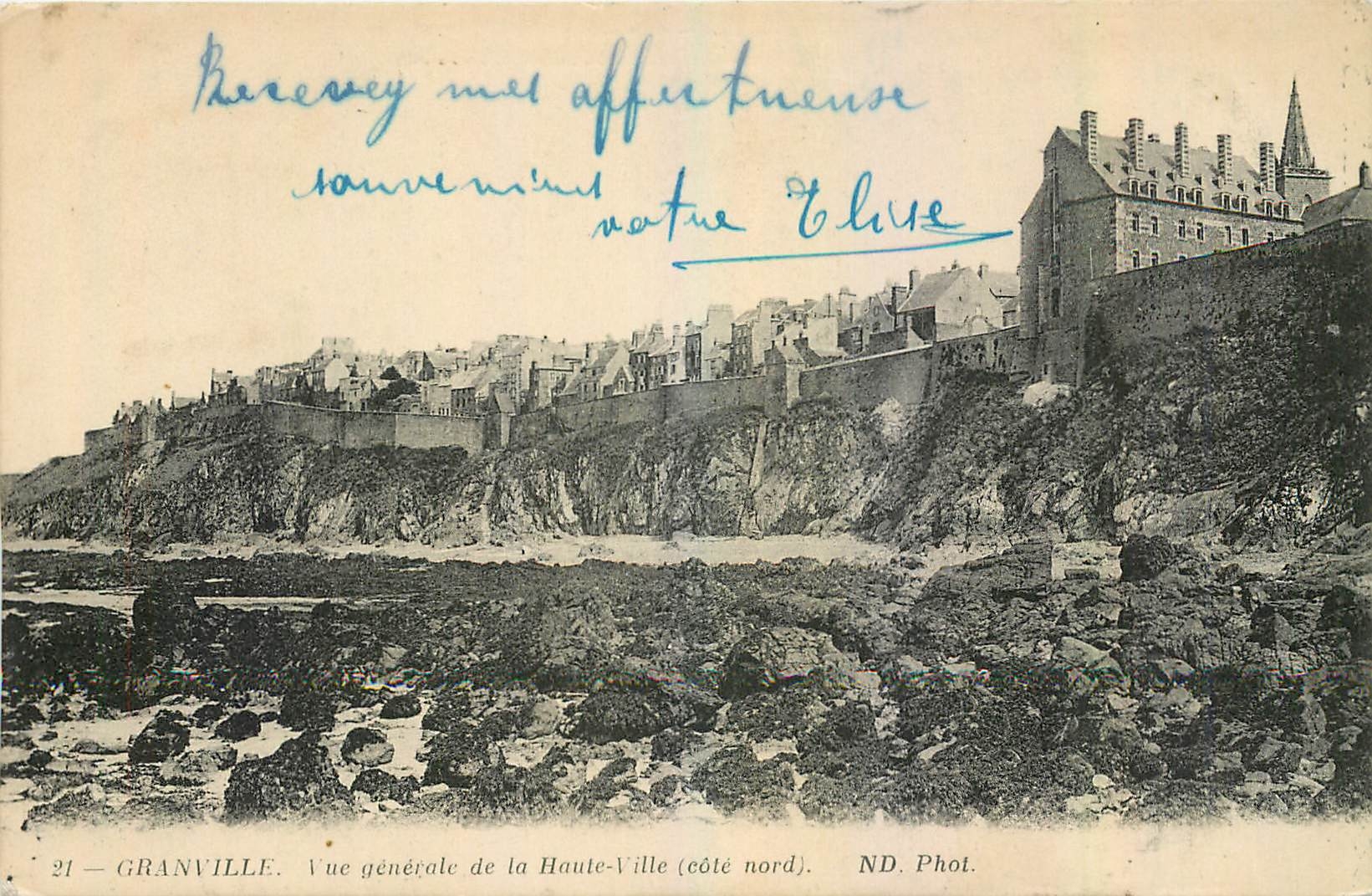 Granville — Allgemeiner Blick auf die Oberstadt (nördliche Seite) — ND. Foto n°21
